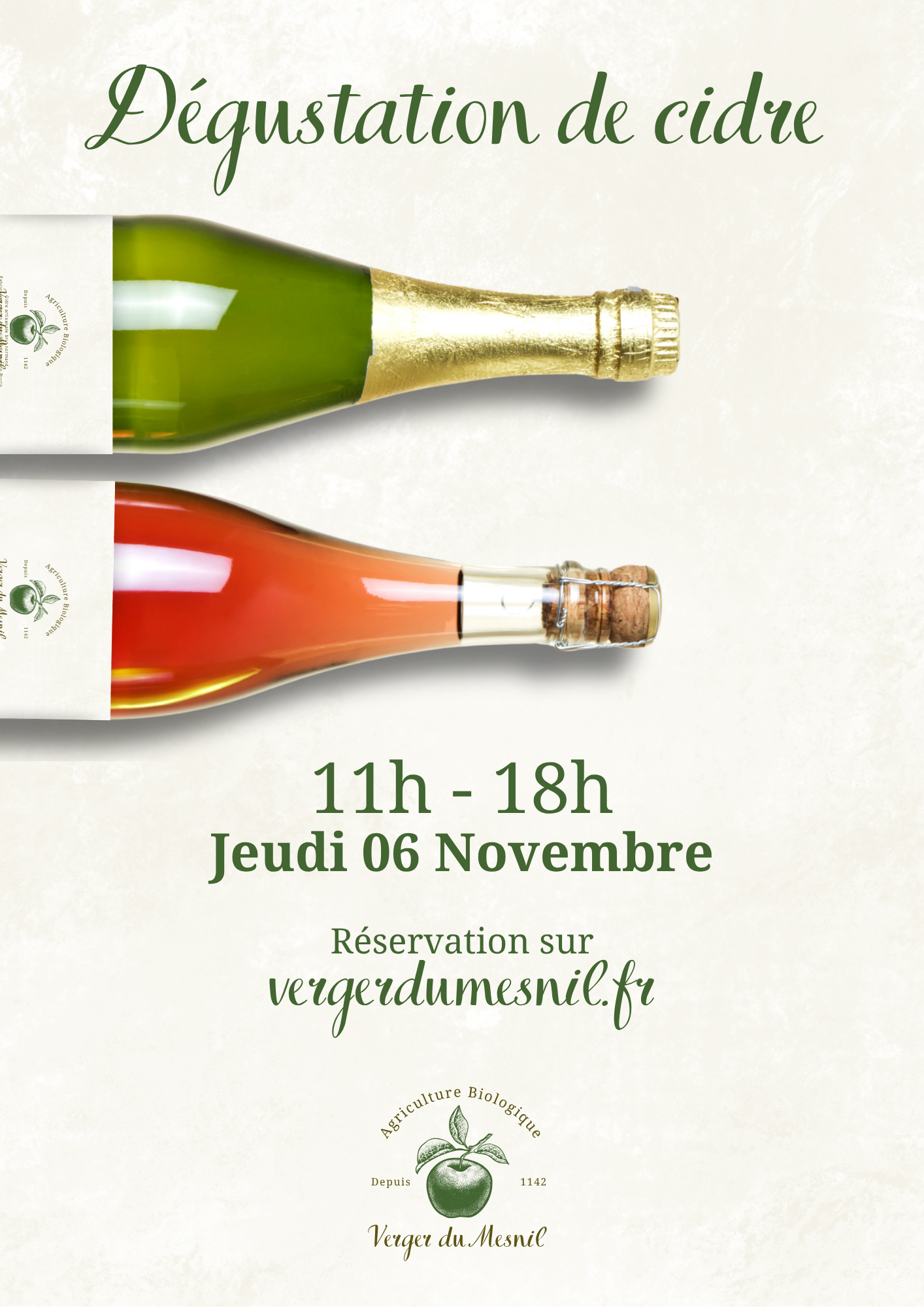 Affiche boissons — variante 1