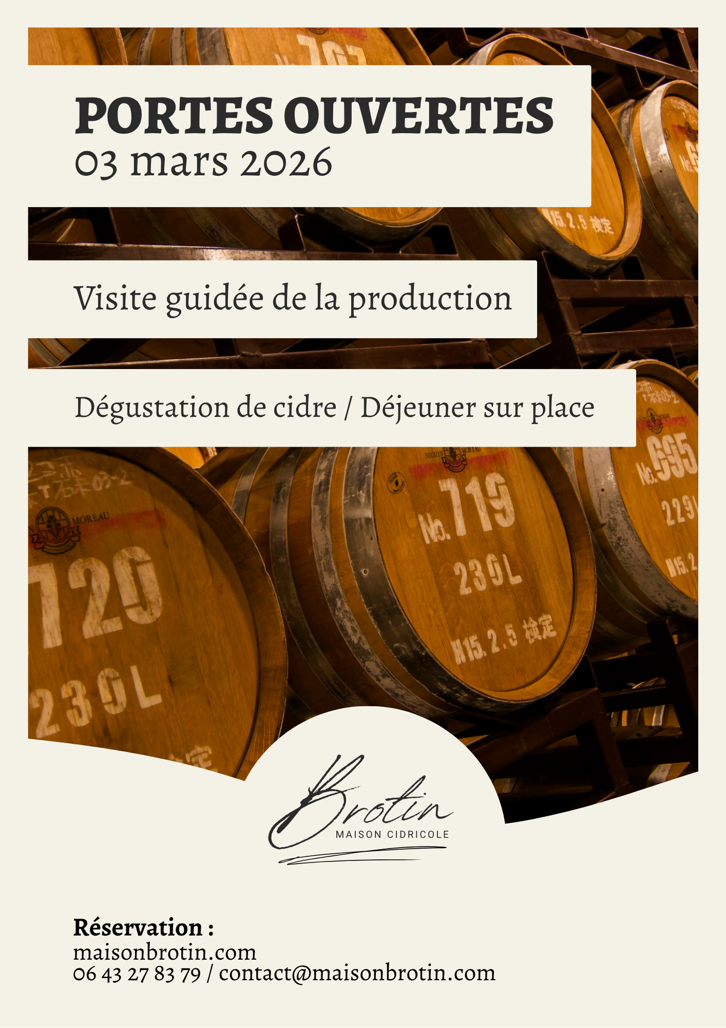 Affiche boissons — variante 2