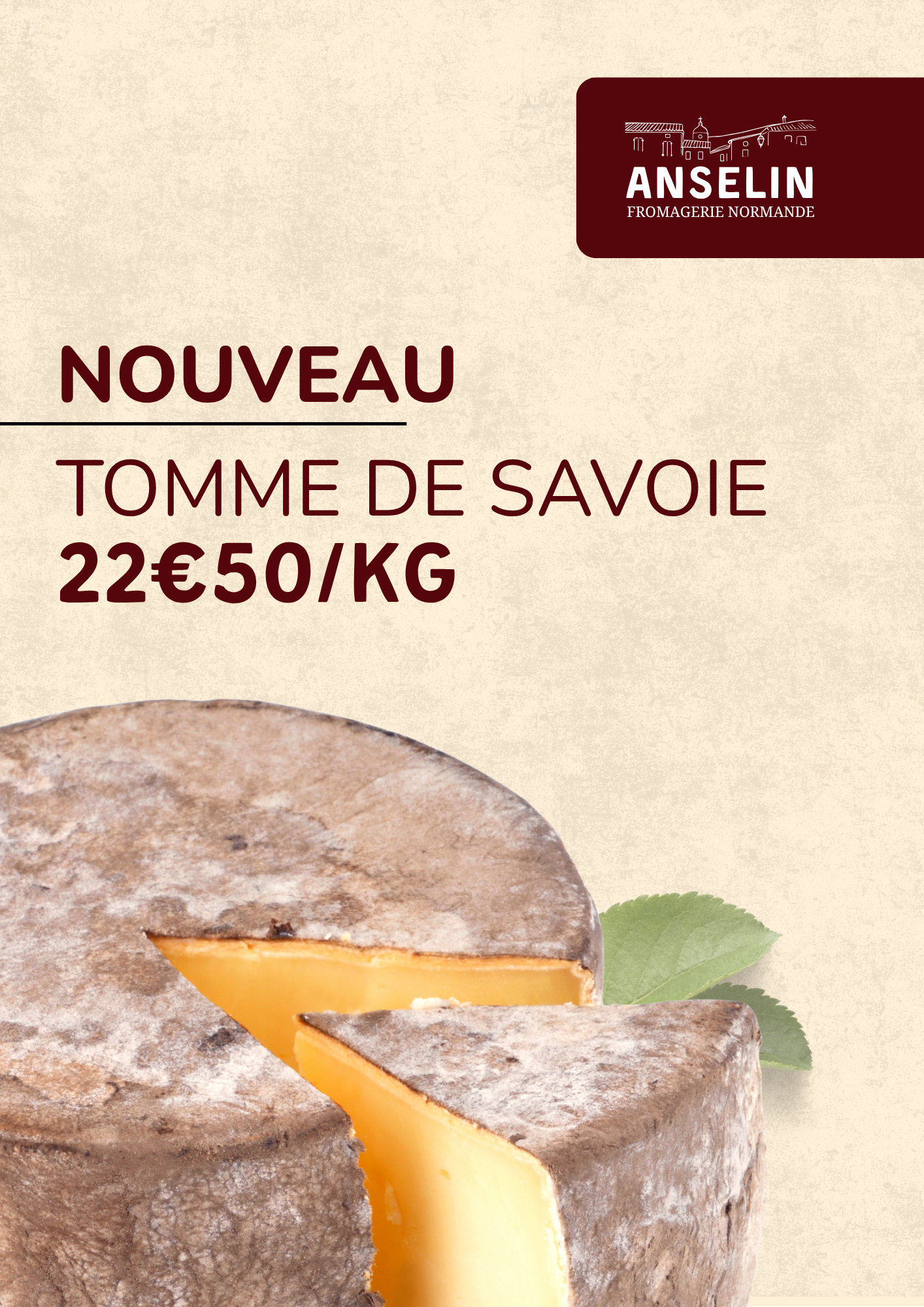 Affiche fromages — variante 1
