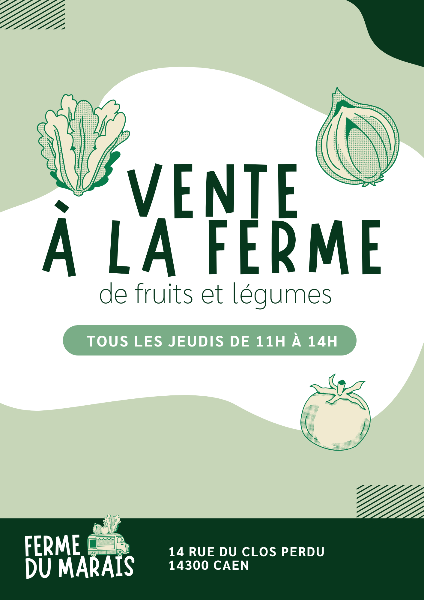 Affiche maraîcher — variante 2